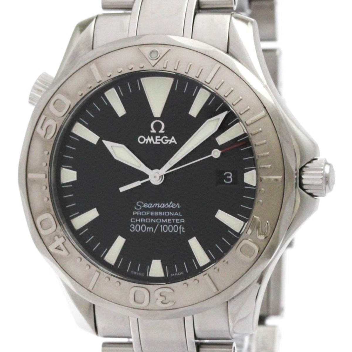 Pre-Owned OMEGA Seamaster Professional 300M Automatic Mens Watch 2230.50 Polished
