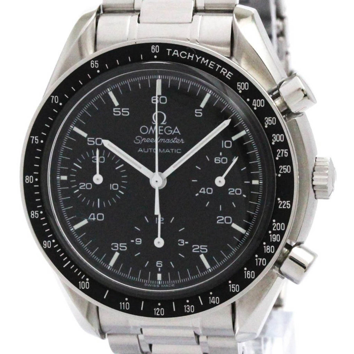 Pre-Owned OMEGA Speedmaster Automatic Steel Mens Watch 3510.50 Polished