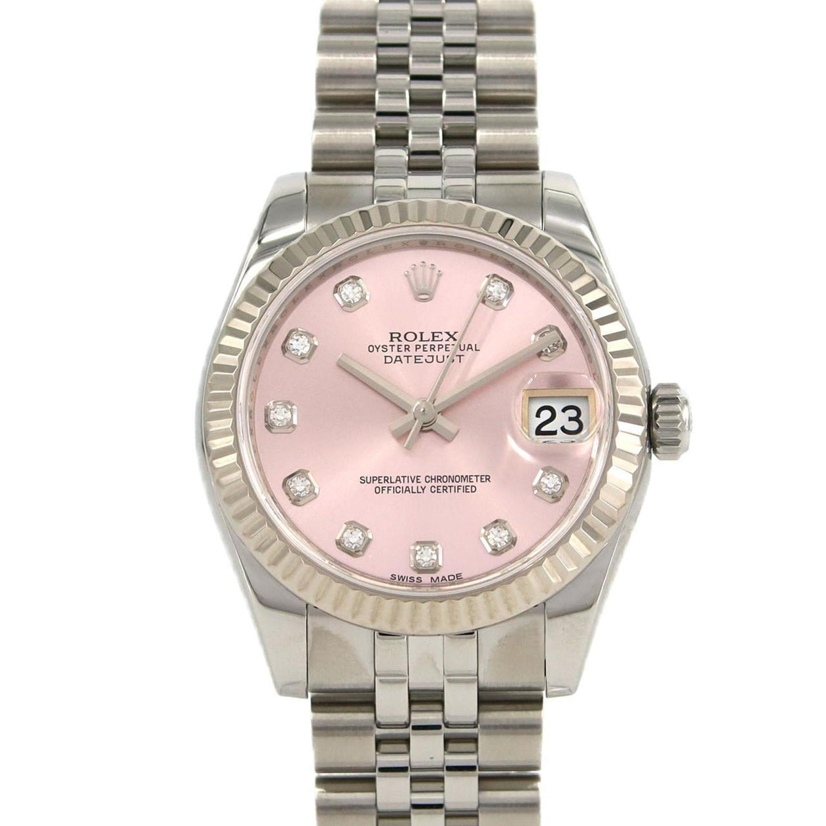 Pre-Owned Rolex Datejust 178274G SSxWG Automatic Watch, Random Number