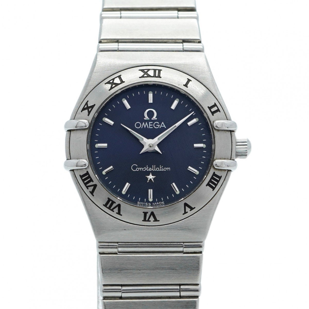 Pre-Owned Omega Constellation 1572.40.00 Navy Dial Women's Watch