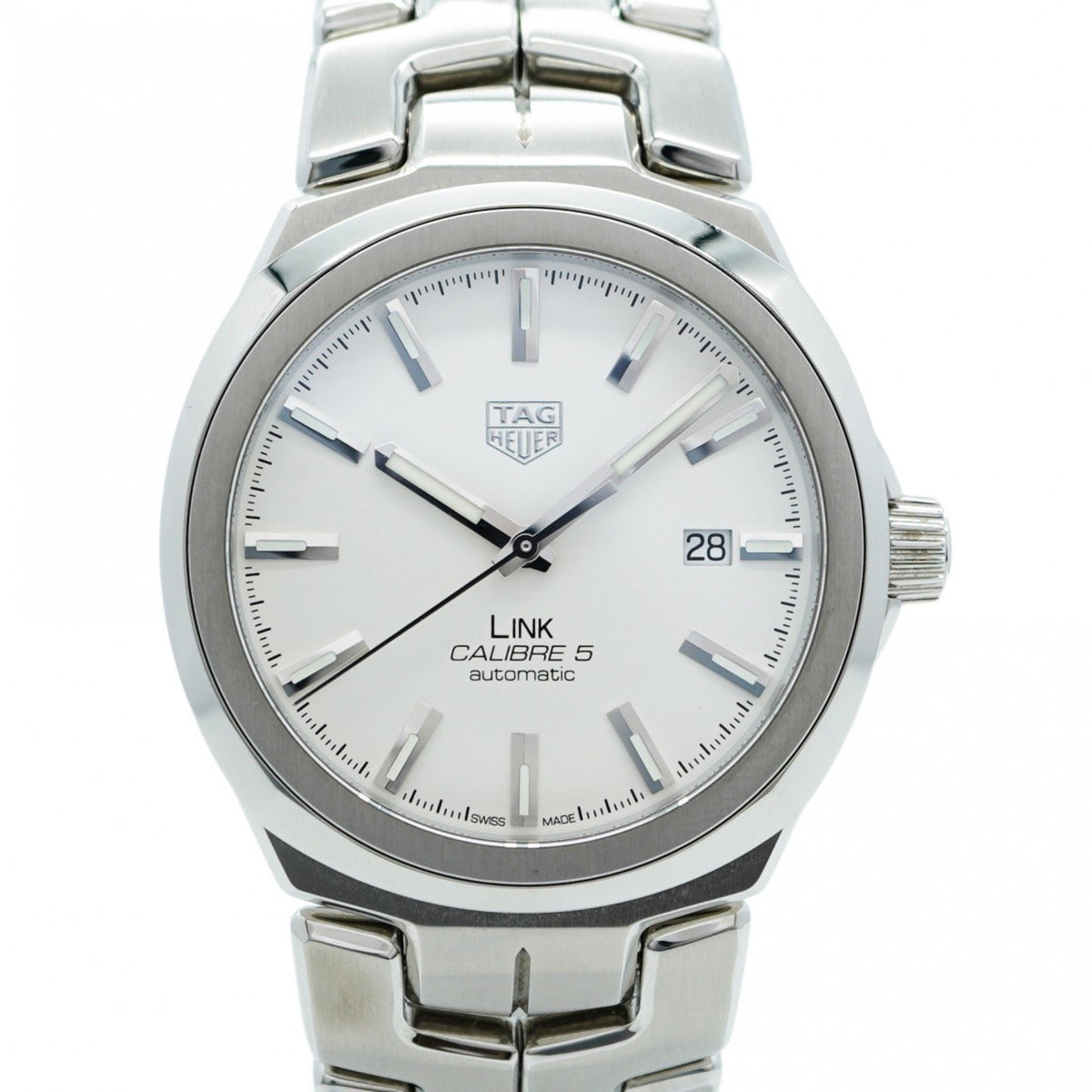 Pre-Owned TAG Heuer Carrera WBC2111 Silver Dial Watch for Men