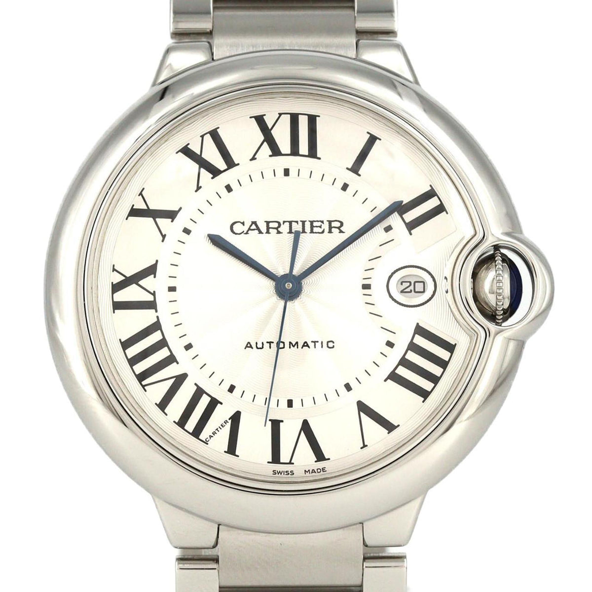 Pre-Owned Cartier Ballon Bleu LM W69012Z4 Stainless Steel Automatic Watch