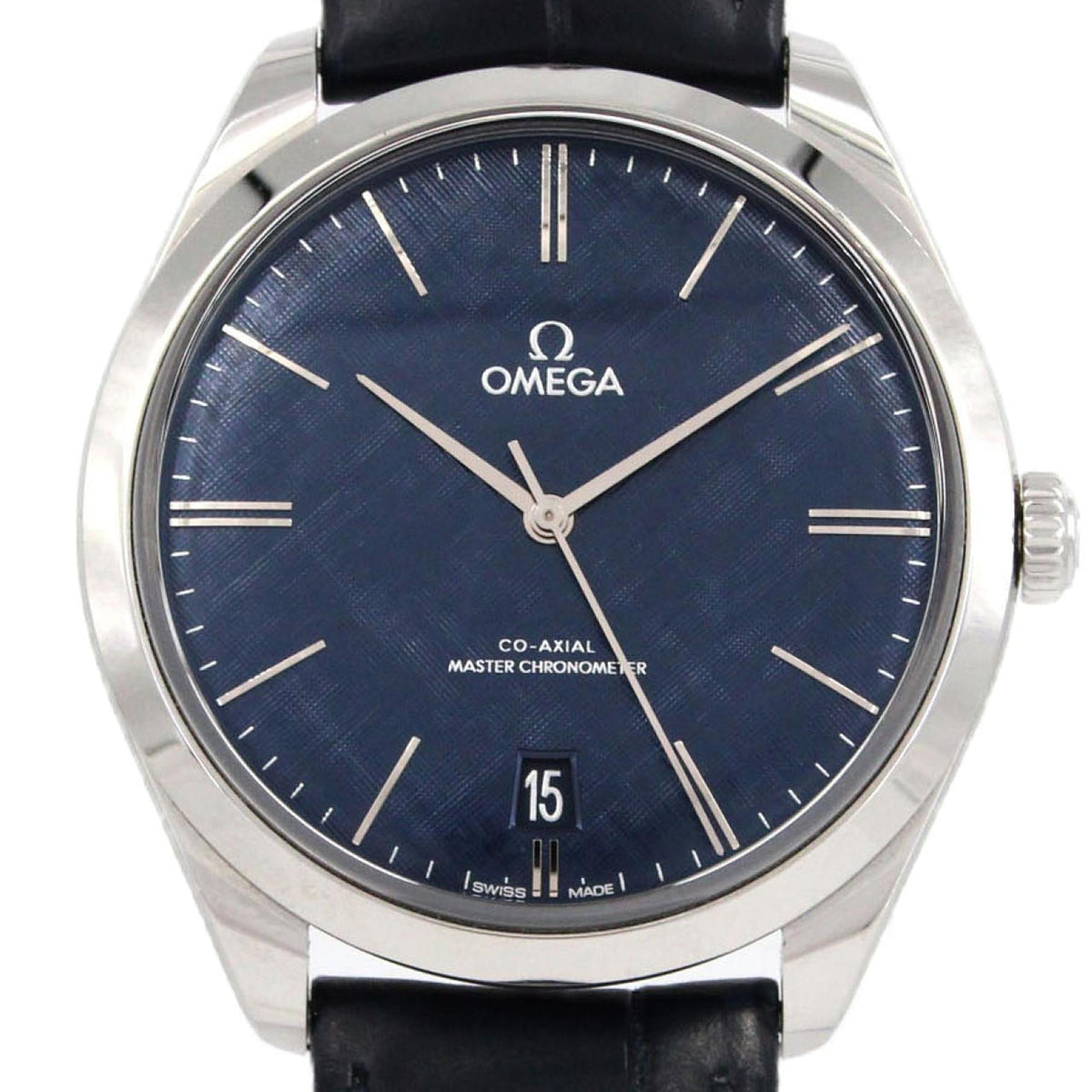 Pre-Owned Omega De Ville Tresor 435.13.40.21.03.001 Stainless Steel Manual Winding Watch