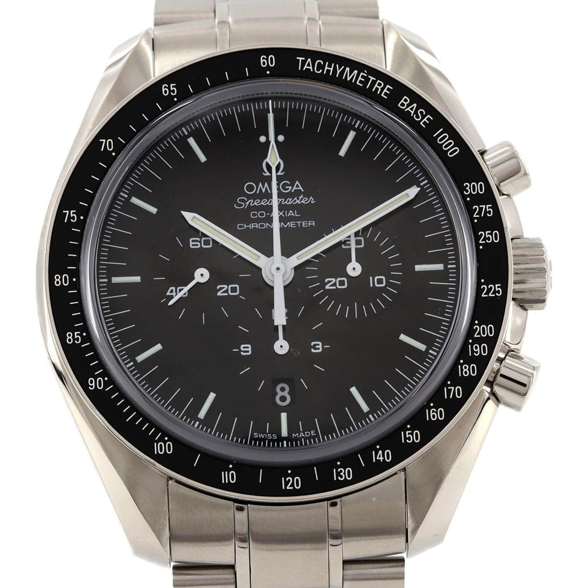 Pre-Owned Omega Speedmaster Moonwatch Co-Axial 311.30.44.50.01.001 SS Wristwatch Automatic