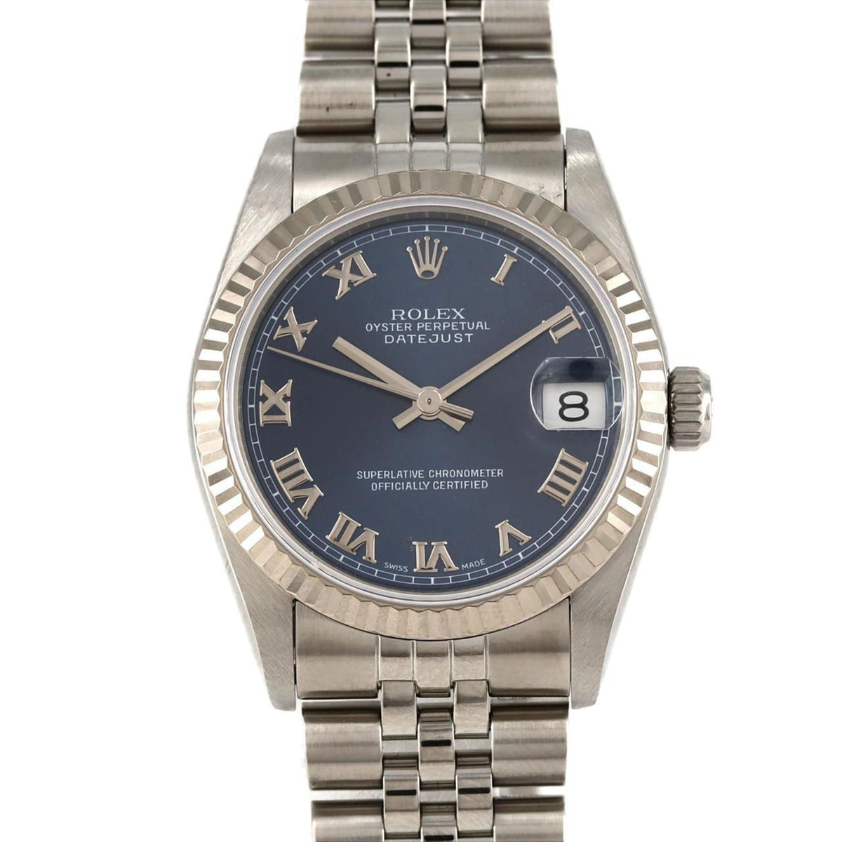 Pre-Owned Rolex Datejust 68274 SSxWG Automatic Watch T Series