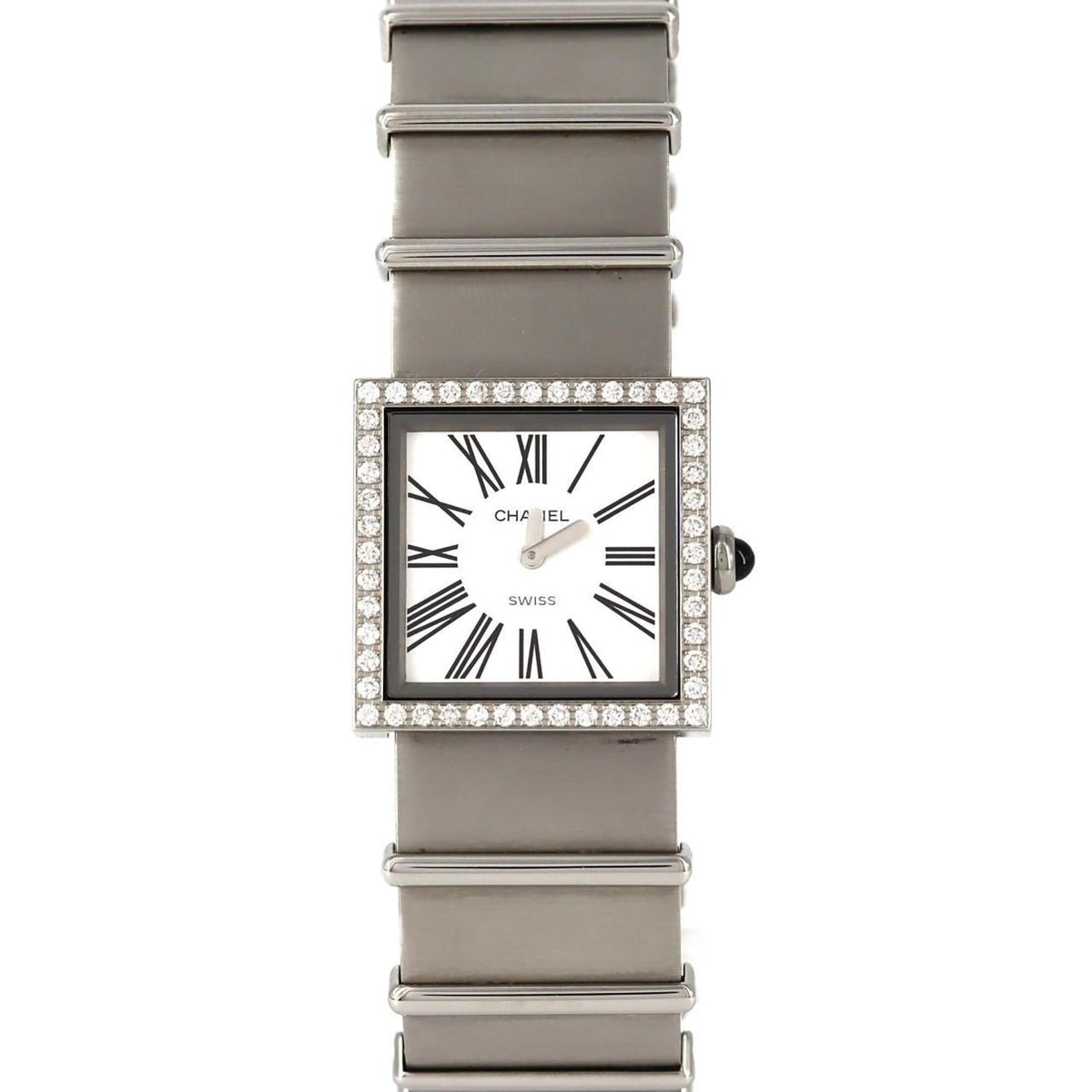 Pre-Owned Chanel Mademoiselle D H0830 SS Quartz Watch