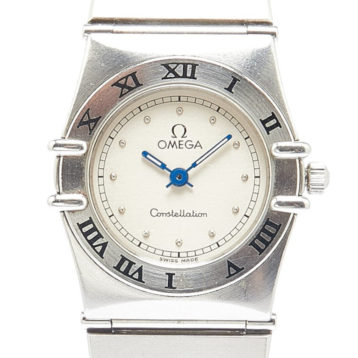 Pre-Owned OMEGA Constellation Watch Quartz Silver Dial Stainless Steel Ladies