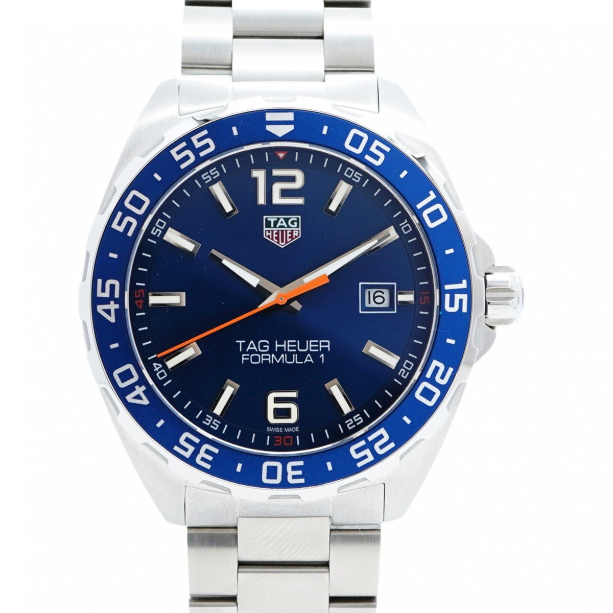 Montre TAG Heuer Formula 1 WAZ1010 d'occasion à cadran bleu pour femme 