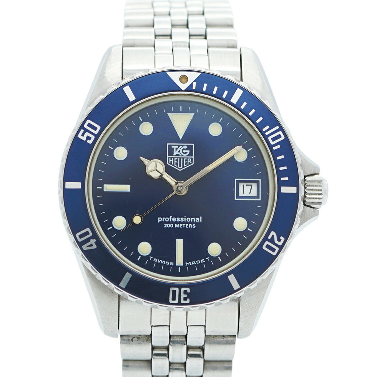 Pre-Owned TAG Heuer Professional 980.613B Blue Dial Men's Watch