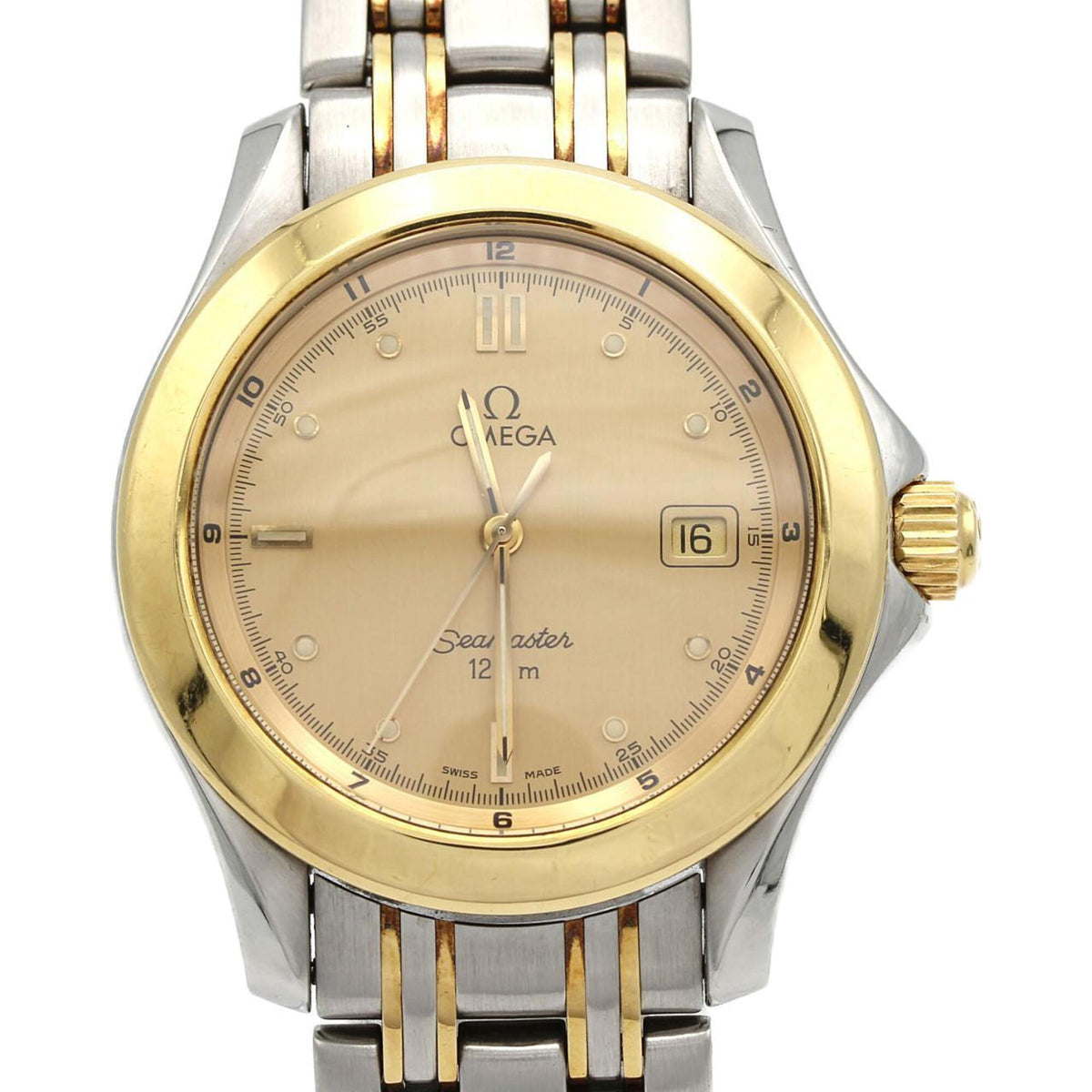 Pre-Owned Omega Seamaster 120 Two-Tone 2311.10 SSxYG Quartz Watch