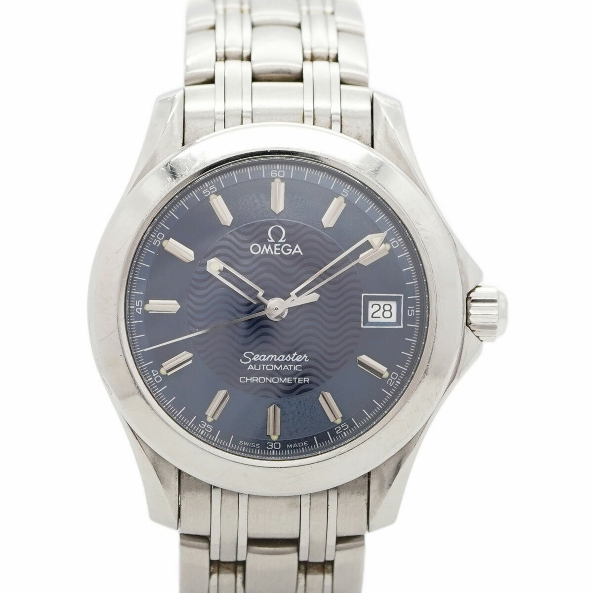 Pre-Owned Omega Seamaster 2501.81 Blue Dial Men's Watch