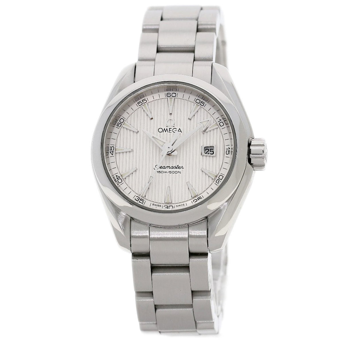 Pre-Owned OMEGA 231.10.30.61.02.001 Seamaster Aqua Terra 30mm Watch Stainless Steel SS Ladies