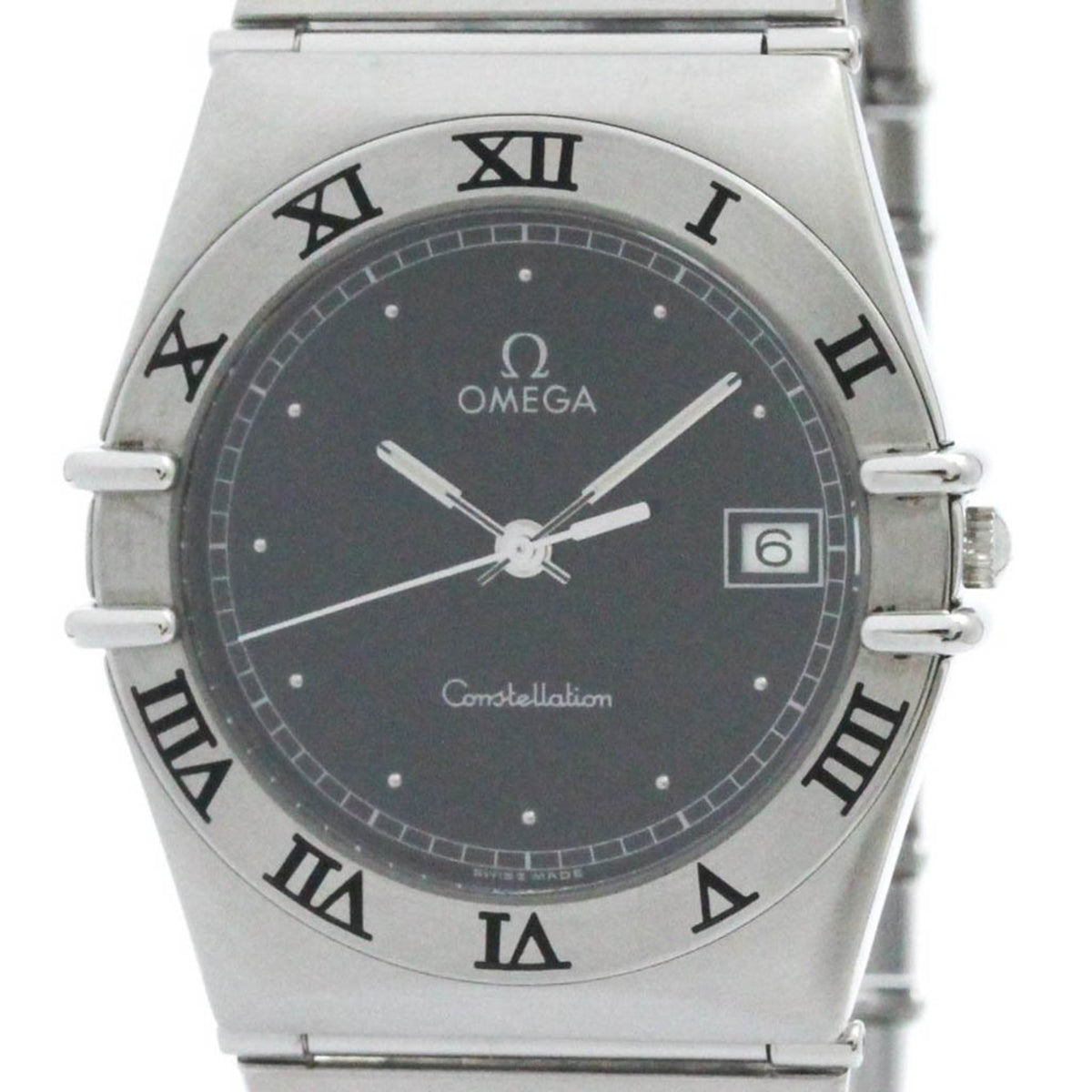 Pre-Owned Polished OMEGA Constellation Stainless Steel Quartz Mens Watch 396.1070 BF574226