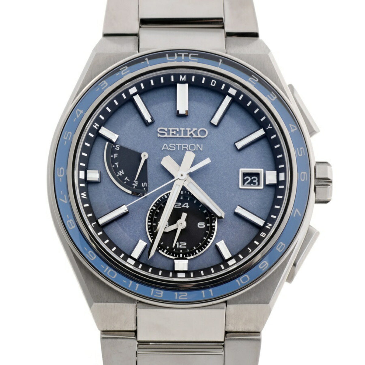 Pre-Owned Seiko Astron Nexter SBXY037 8B63-0BB0 Quartz Wristwatch Radio Solar H-158482