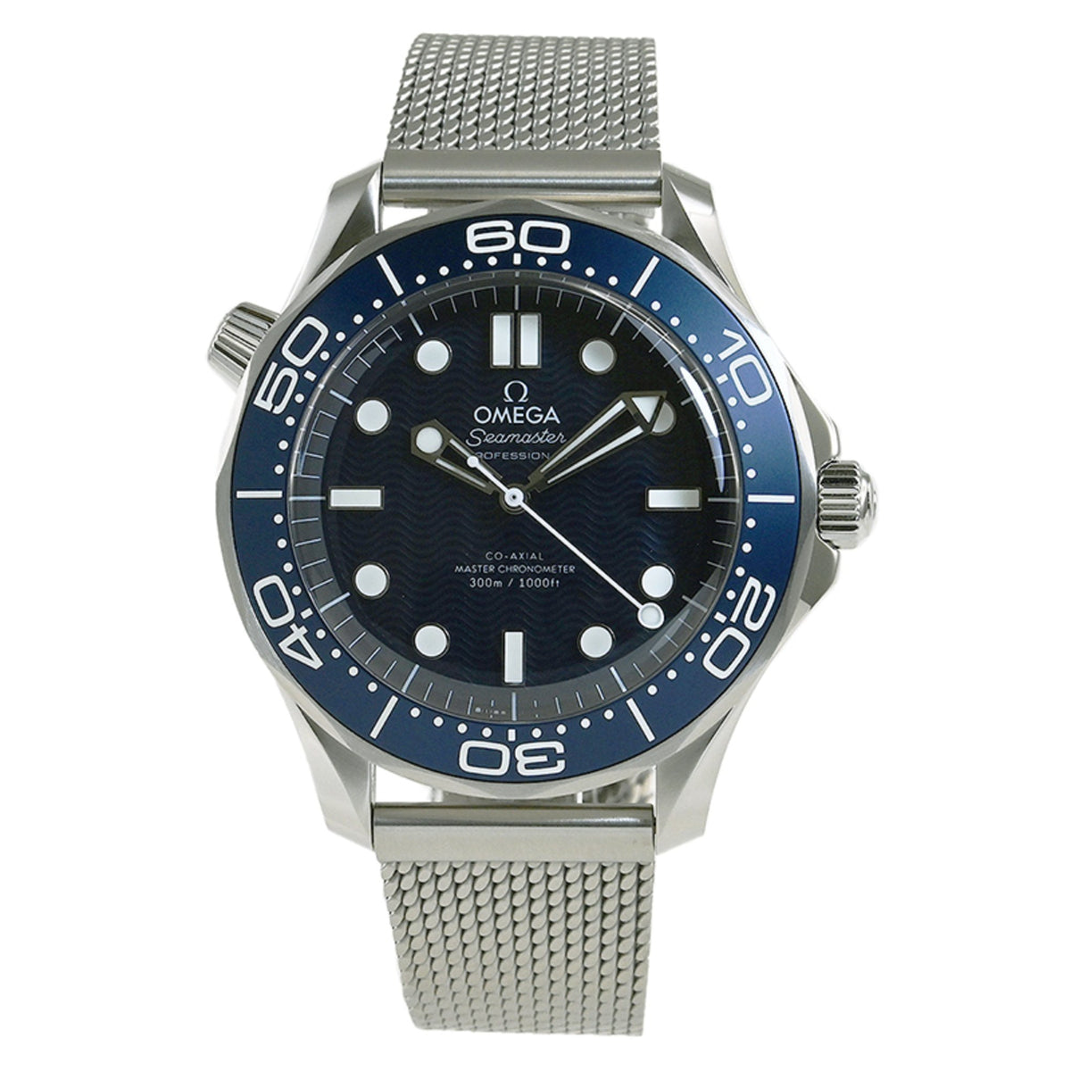 Pre-Owned OMEGA Seamaster Diver 300M Co-Axial Master Chronometer 42MM Watch Bond Movie 60th Anniversary Model 210.30.42.20.03.002