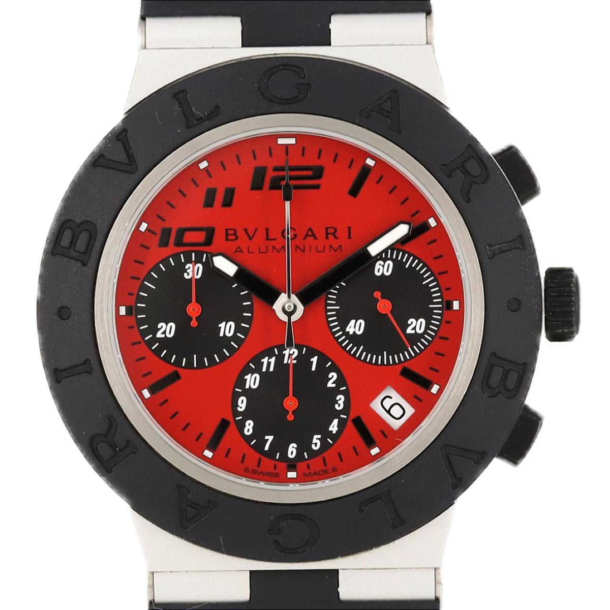 Montre-bracelet automatique d'occasion BVLGARI Aluminium Chronographe Ducati LIMITED BB40ATCH 103701 