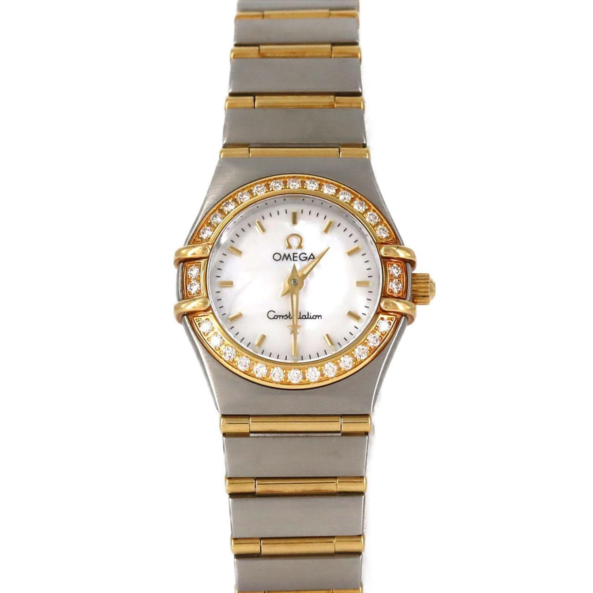 Pre-Owned Omega Constellation Mini Two-Tone D 1267.70 SSxYG Quartz Watch