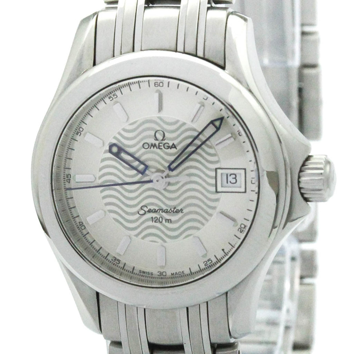Pre-Owned OMEGA Seamaster 120M Steel Quartz Ladies Watch 2581.31 Polished