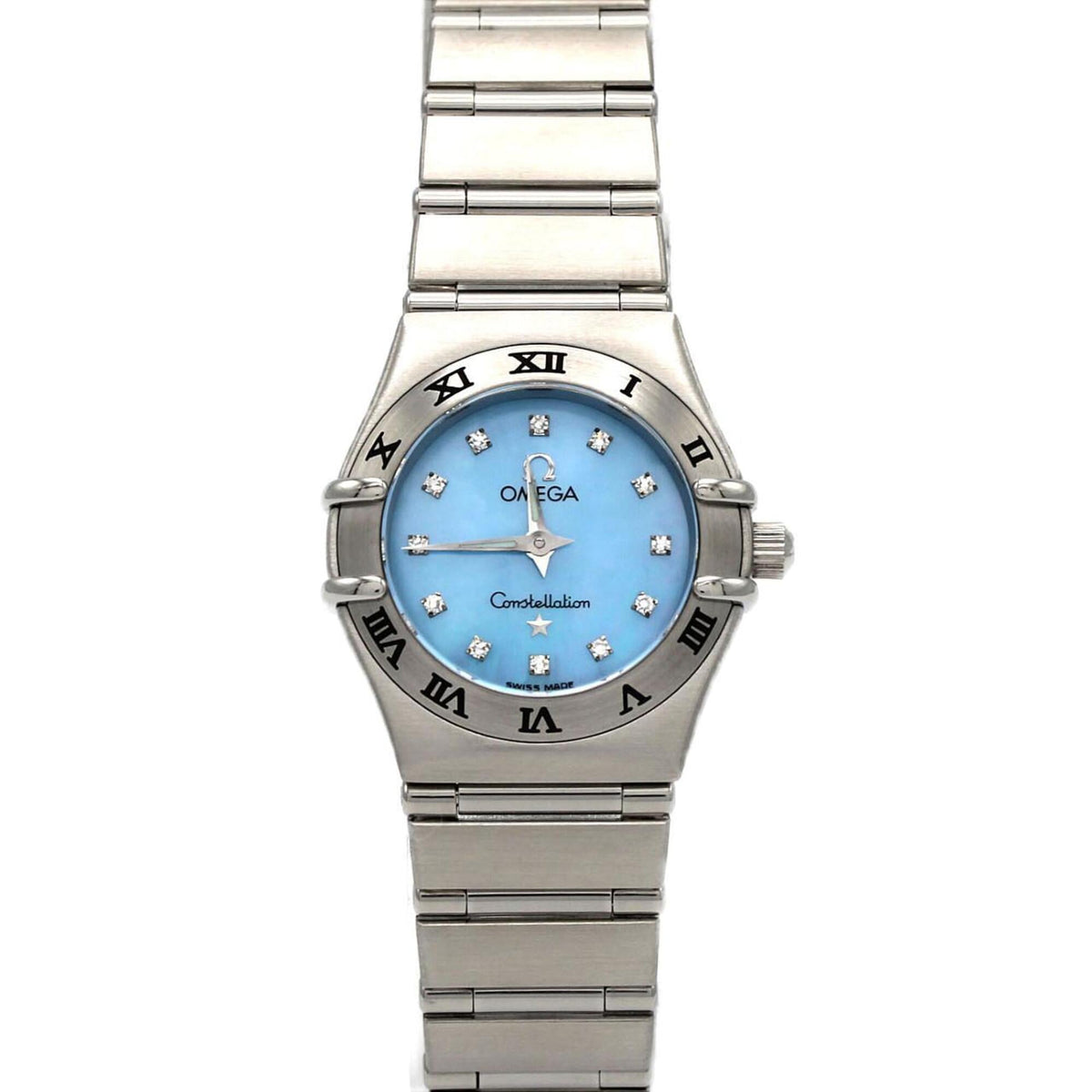 Pre-Owned Omega Constellation Mini 12P 1562.85 Stainless Steel Quartz Watch