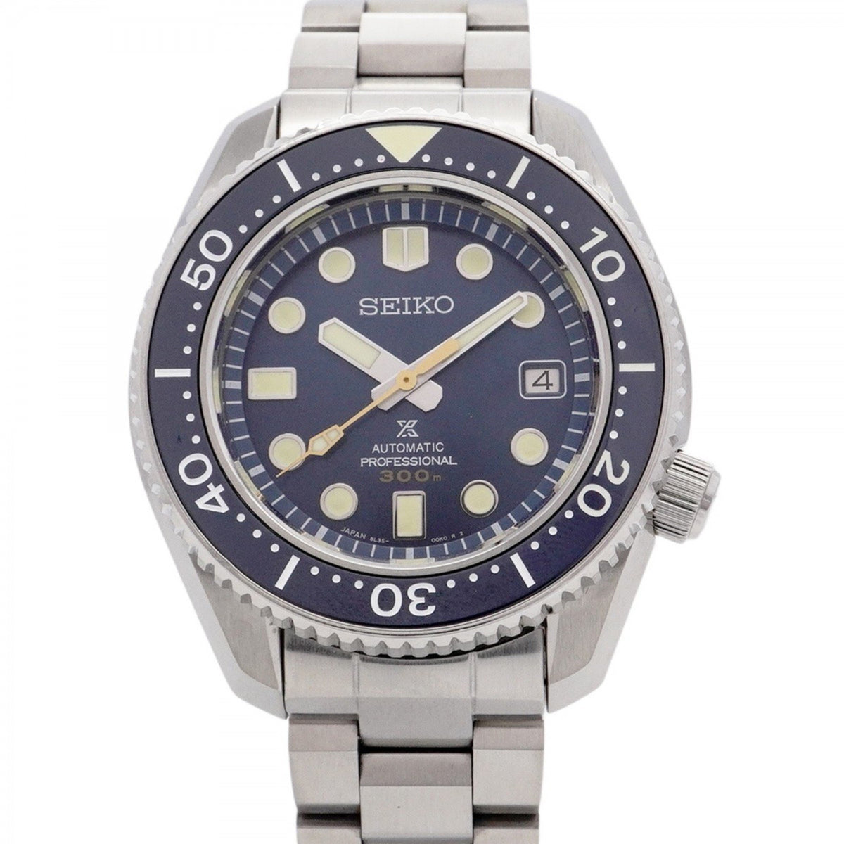 Pre-Owned Seiko Prospex 8L35-00R0 Navy Dial Men's Watch