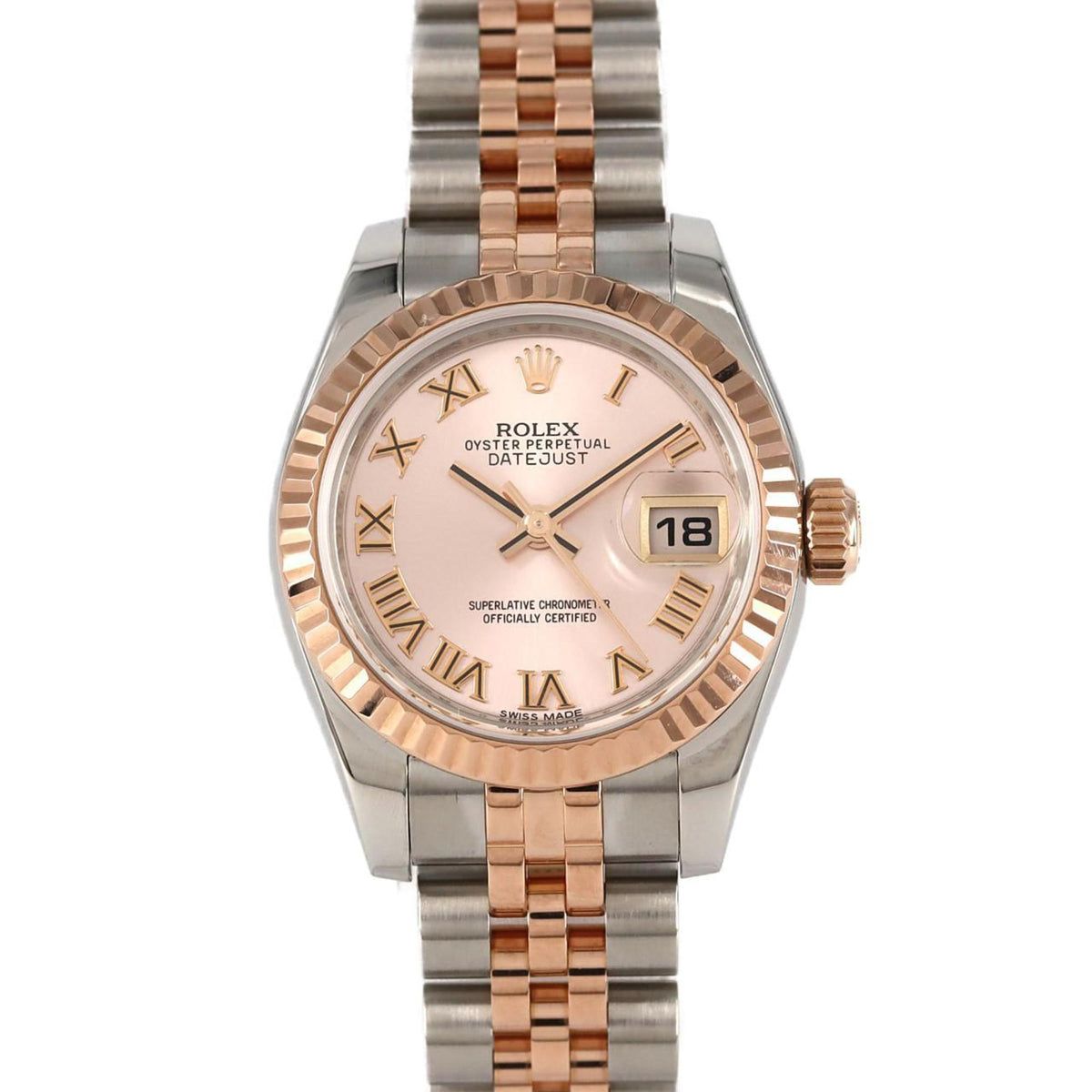 Pre-Owned Rolex Datejust 179171 SSxPG Automatic Watch G Series