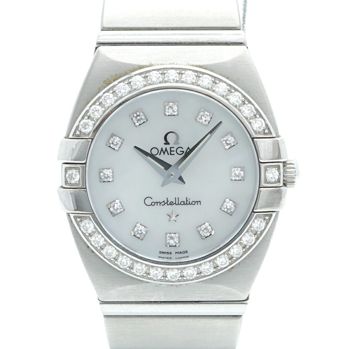 Pre-Owned Omega Constellation 1589.75.00 White Dial Women's Watch