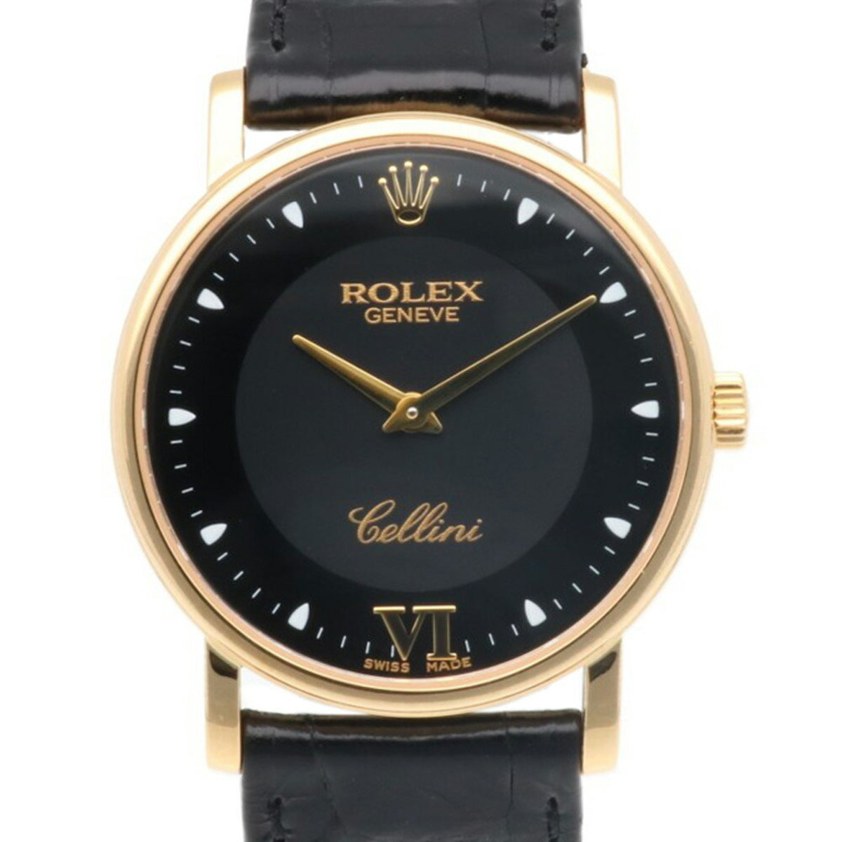 Pre-Owned Rolex Cellini Watch, 18K, 5115, Manual Winding, Men's, ROLEX K-Serial, 2001 Model, Overhauled, Winding