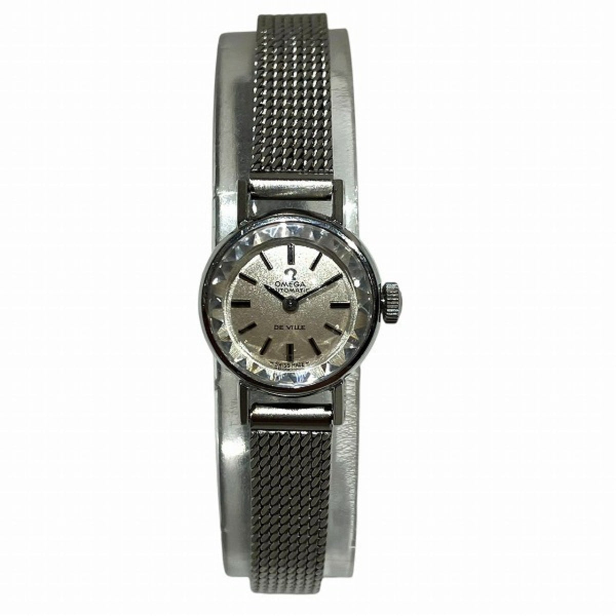 Pre-Owned Omega De Ville 511.166 Automatic Cut Glass Watch Women's