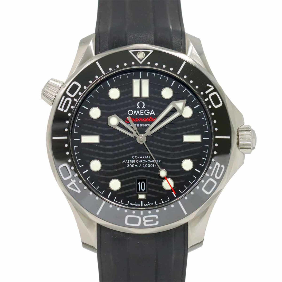 Pre-Owned OMEGA Seamaster Co-Axial Master Chronometer 210 32 42 20 01 001 Men's Watch Date Black Automatic