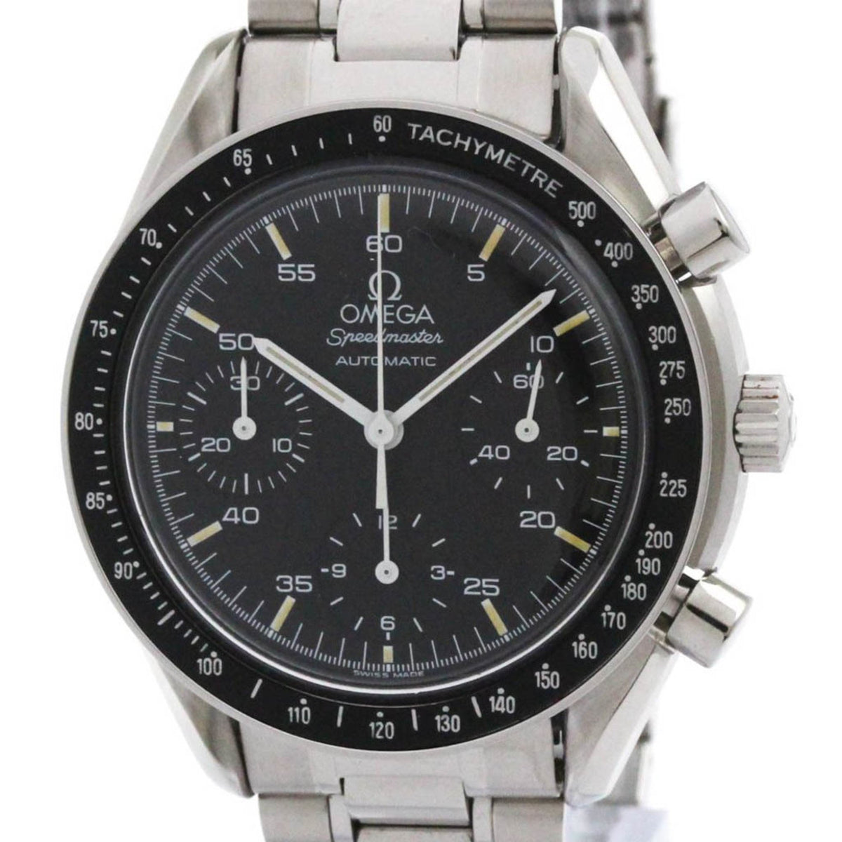 Pre-Owned OMEGA Speedmaster Automatic Steel Mens Watch 3510.50 Polished