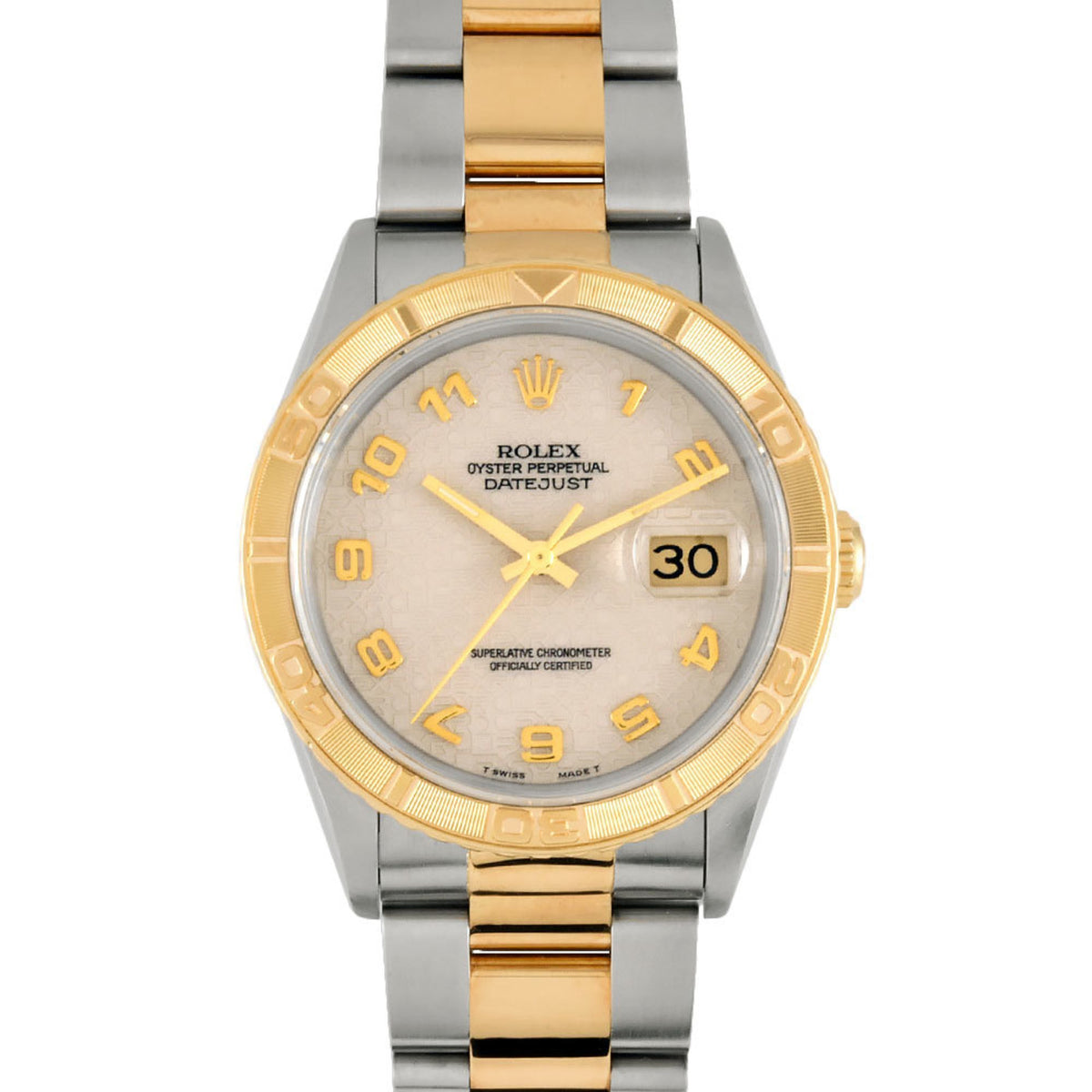 Montre-bracelet automatique Rolex ROLEX 16263 Thunderbird série X d'occasion (fabriquée vers 1991) avec cadran d'ordinateur pour homme 