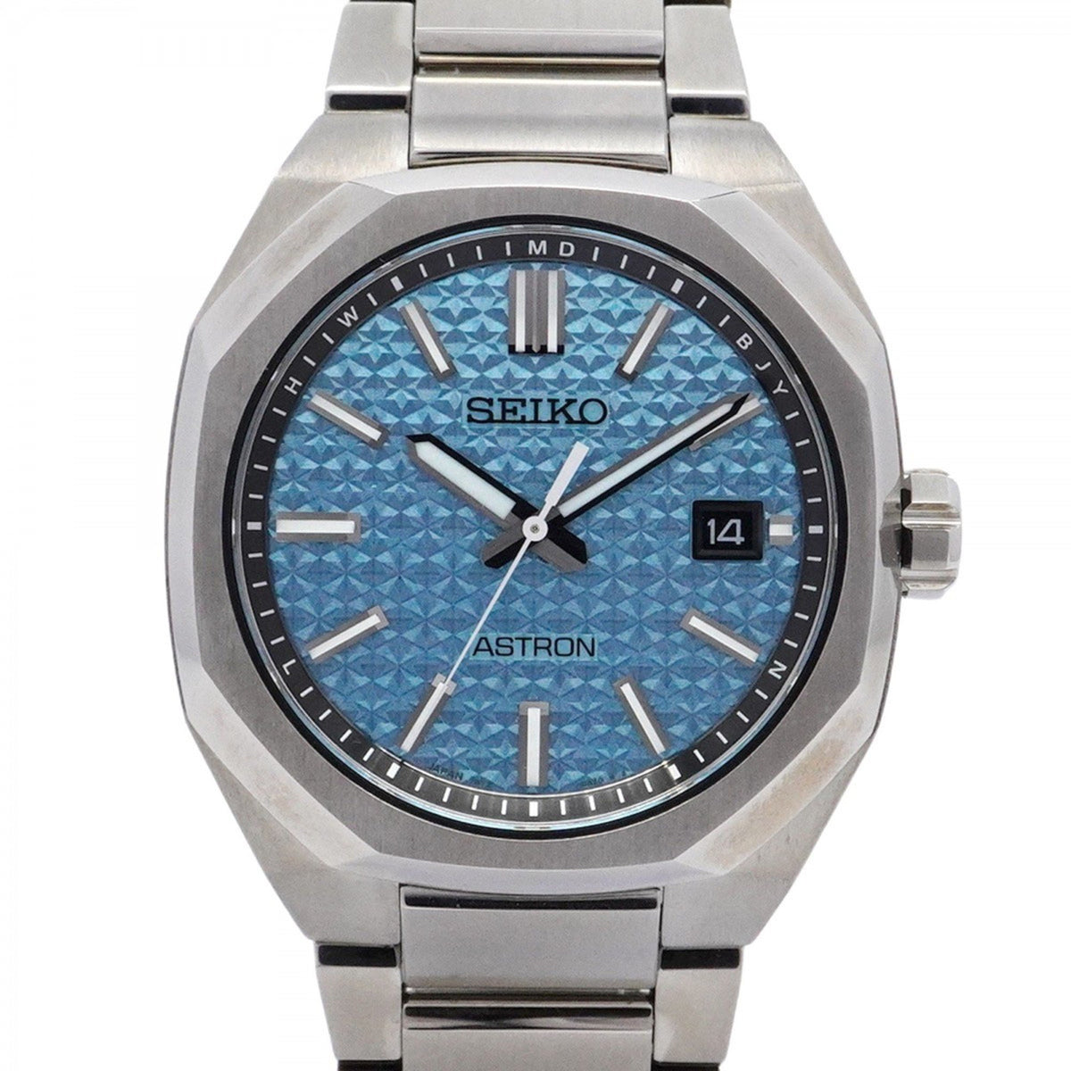 Pre-Owned Seiko Astron 7B72-0AL0 Blue Dial Men's Watch