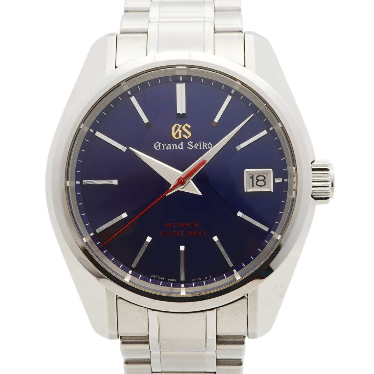 Pre-Owned Seiko Grand SBGH281 9S85-01K0 Navy Dial Men's Watch