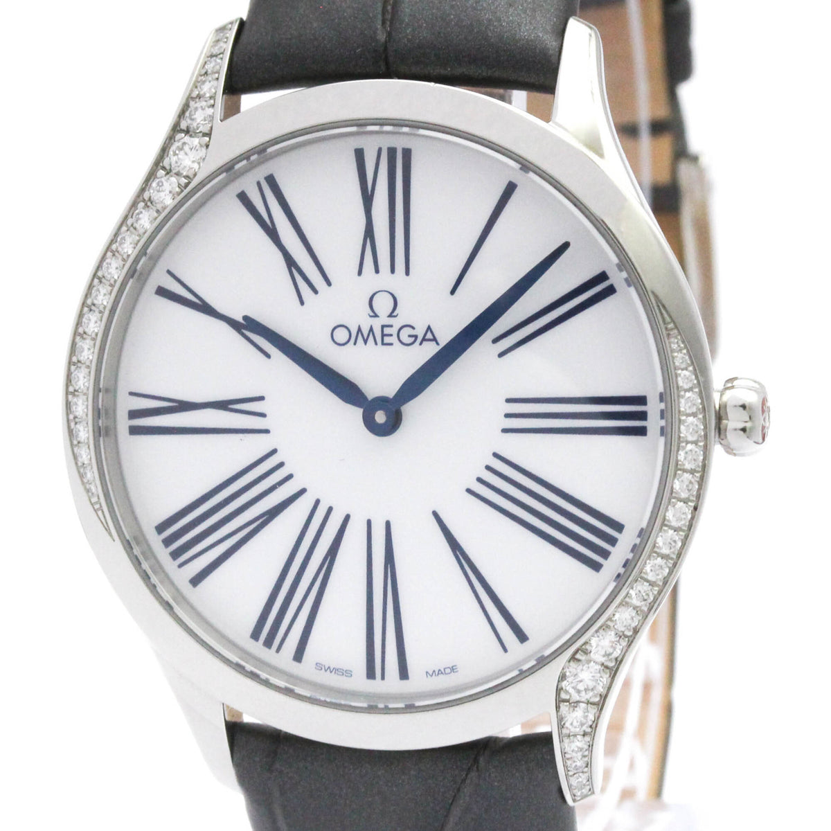 Pre-Owned OMEGA De Ville Tresor Diamond Watch 428.17.36.60.04.001 Polished