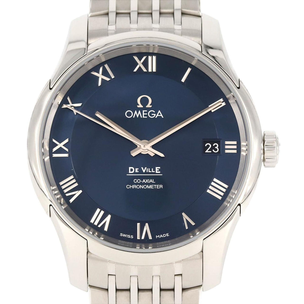 Pre-Owned Omega De Ville Co-Axial 431.10.41.21.03.001 SS Wristwatch Automatic