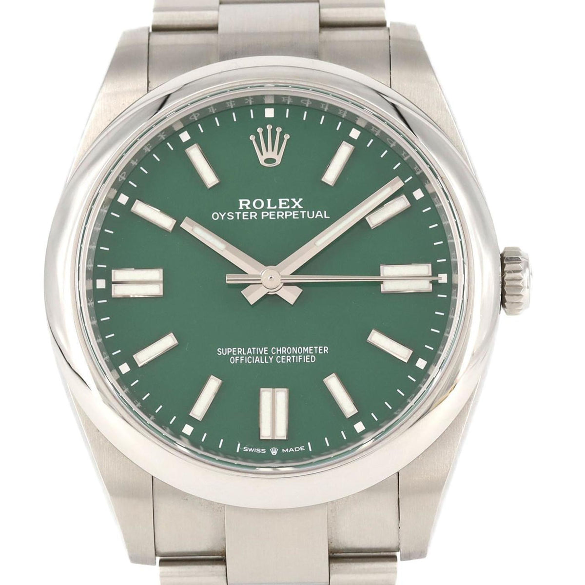 Pre-Owned Rolex Oyster Perpetual 124300 Stainless Steel Automatic Watch, Random Number