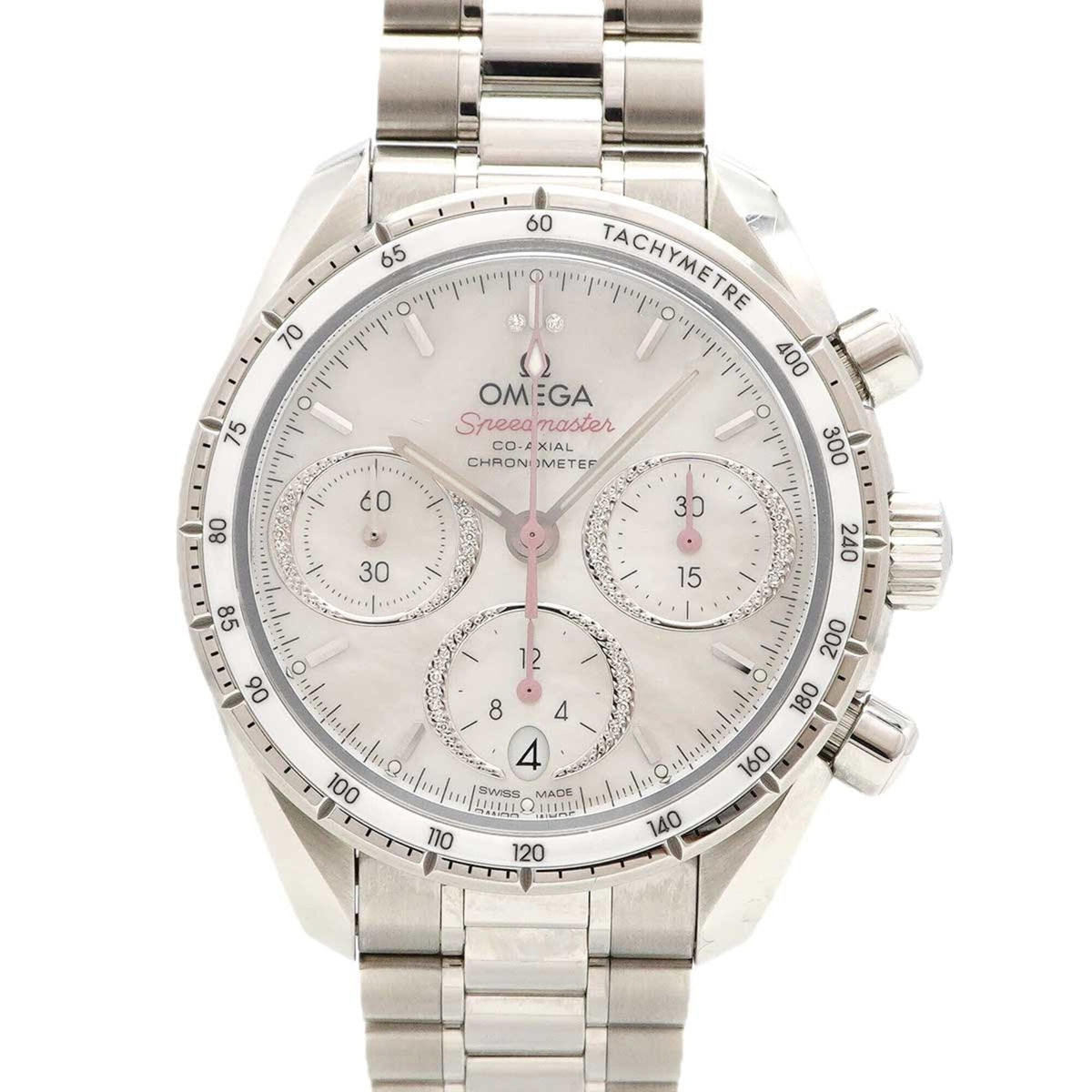 Pre-Owned Omega Speedmaster 324.30.38.50.55.001 White Dial Men's Watch