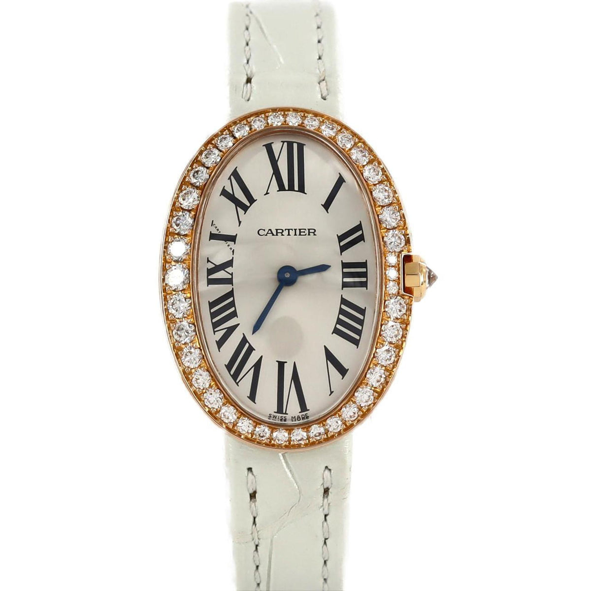 Montre-bracelet à quartz Cartier Baignoire SM PG D WB520004 RG d'occasion 