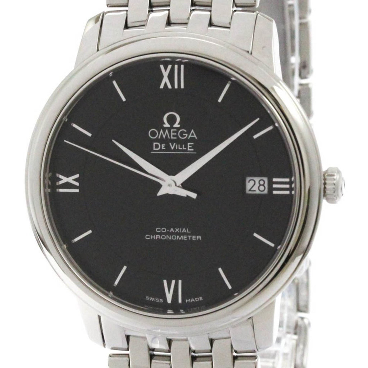 Pre-Owned OMEGA De Ville Prestige Co-Axial Watch 424.10.37.20.01.001 Polished
