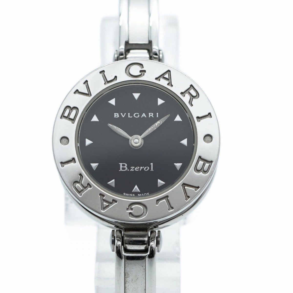 Pre-Owned Bvlgari B.zero1 BZ22S Black Dial Women's Watch