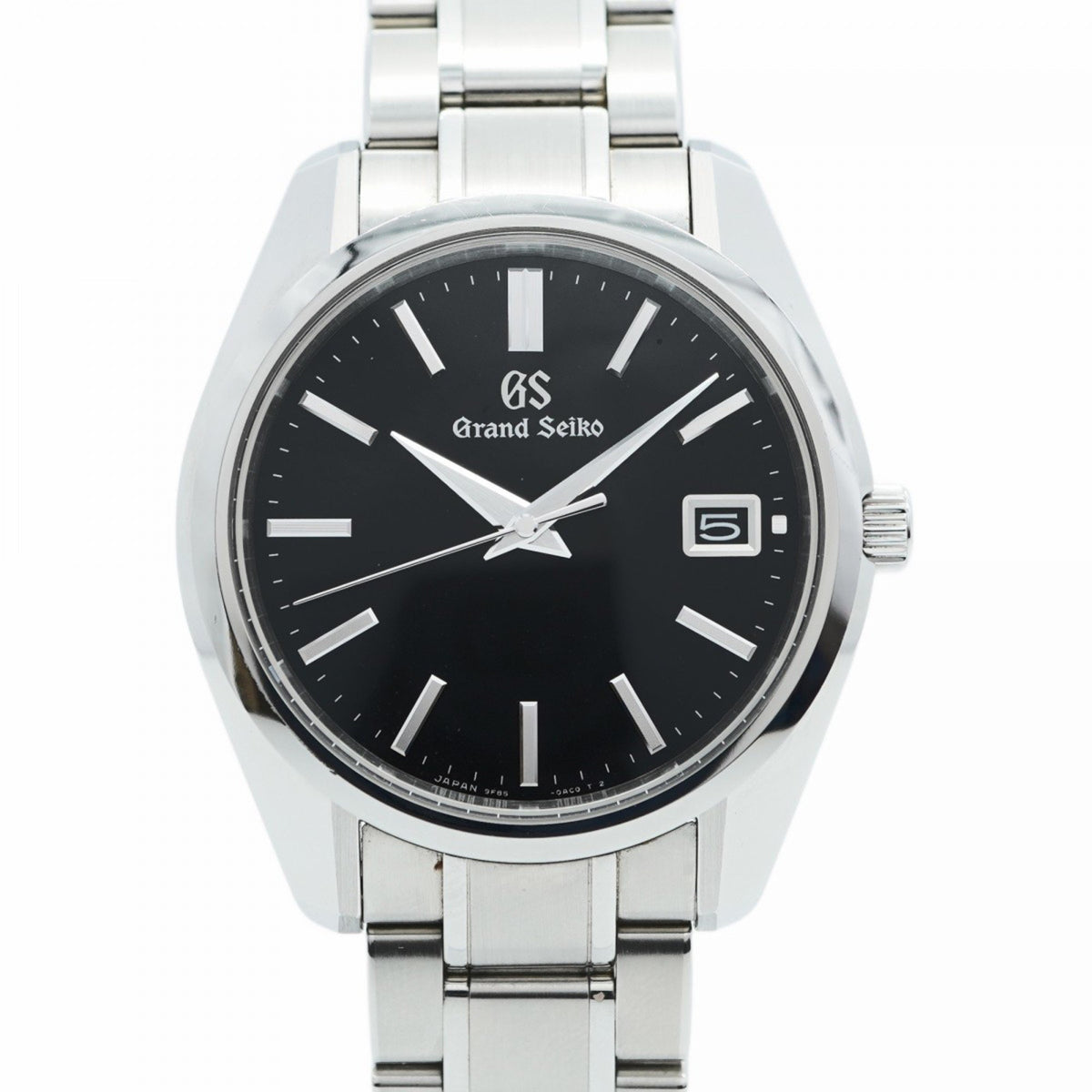 Pre-Owned Seiko Grand 9F85-0AD0 Black Dial Men's Watch