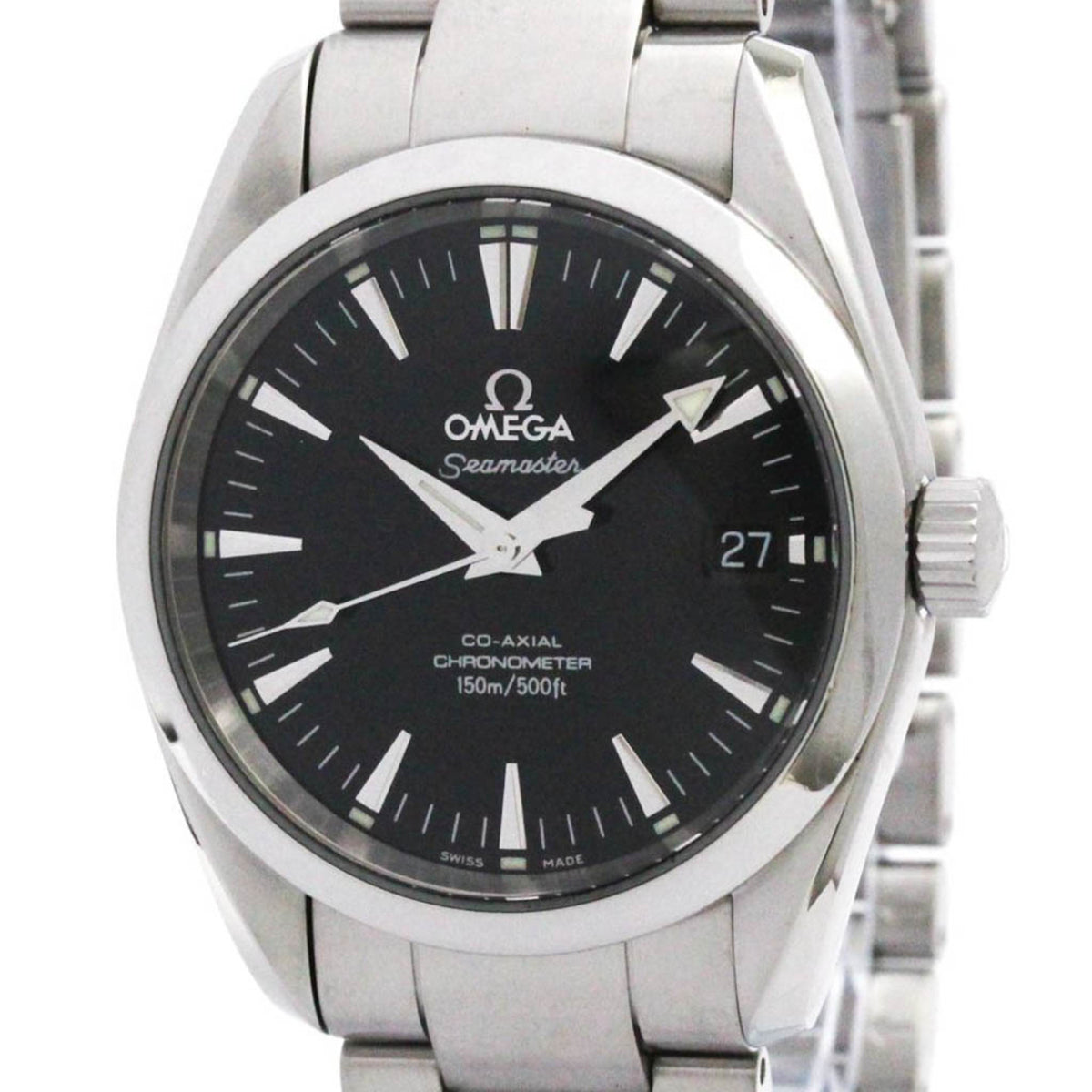 Pre-Owned OMEGA Seamaster Aqua Terra Co-Axial Automatic Watch 2504.50 Polished