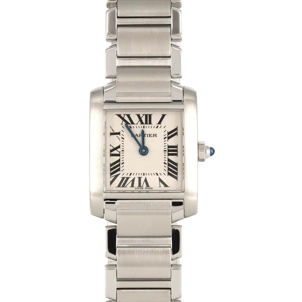 Montre-bracelet à quartz Cartier Tank Francaise SM W51008Q3 SS d'occasion 