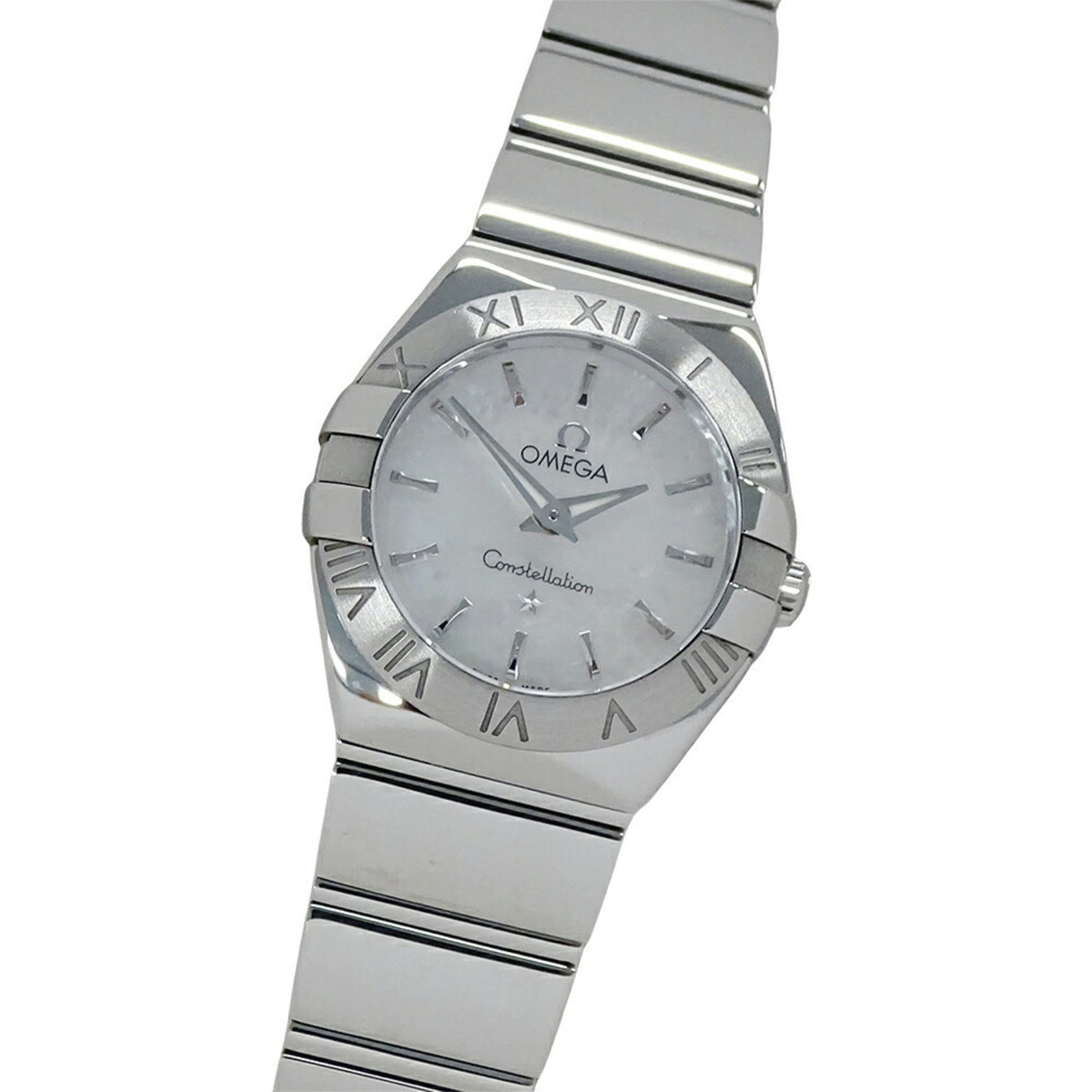 Pre-Owned OMEGA Constellation 123.10.24.60.05.002 Ladies' Watch Shell Quartz Stainless Steel SS Silver Polished