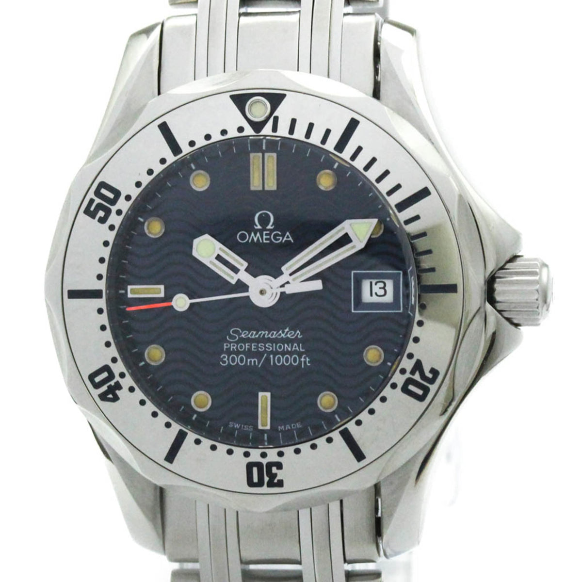 Pre-Owned OMEGA Seamaster Professional 300M Quartz Ladies Watch 2582.80 Polished
