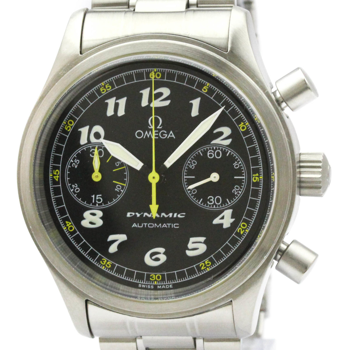 Pre-Owned OMEGA Dynamic Chronograph Steel Automatic Mens Watch 5240.50 (???????)