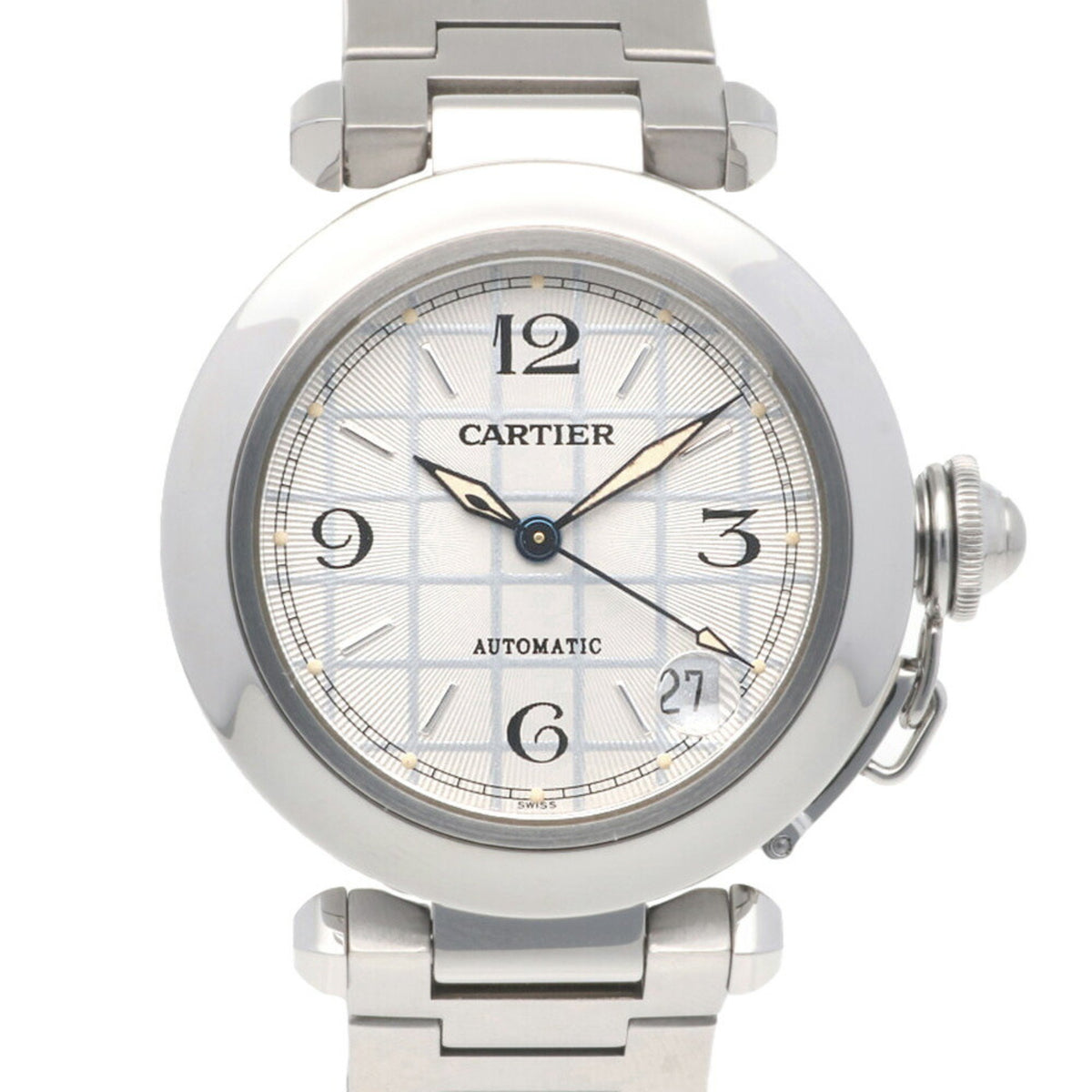 Gebrauchte Cartier Pasha C Uhr, Edelstahl 2324, Automatik, Unisex, CARTIER, Überholt 