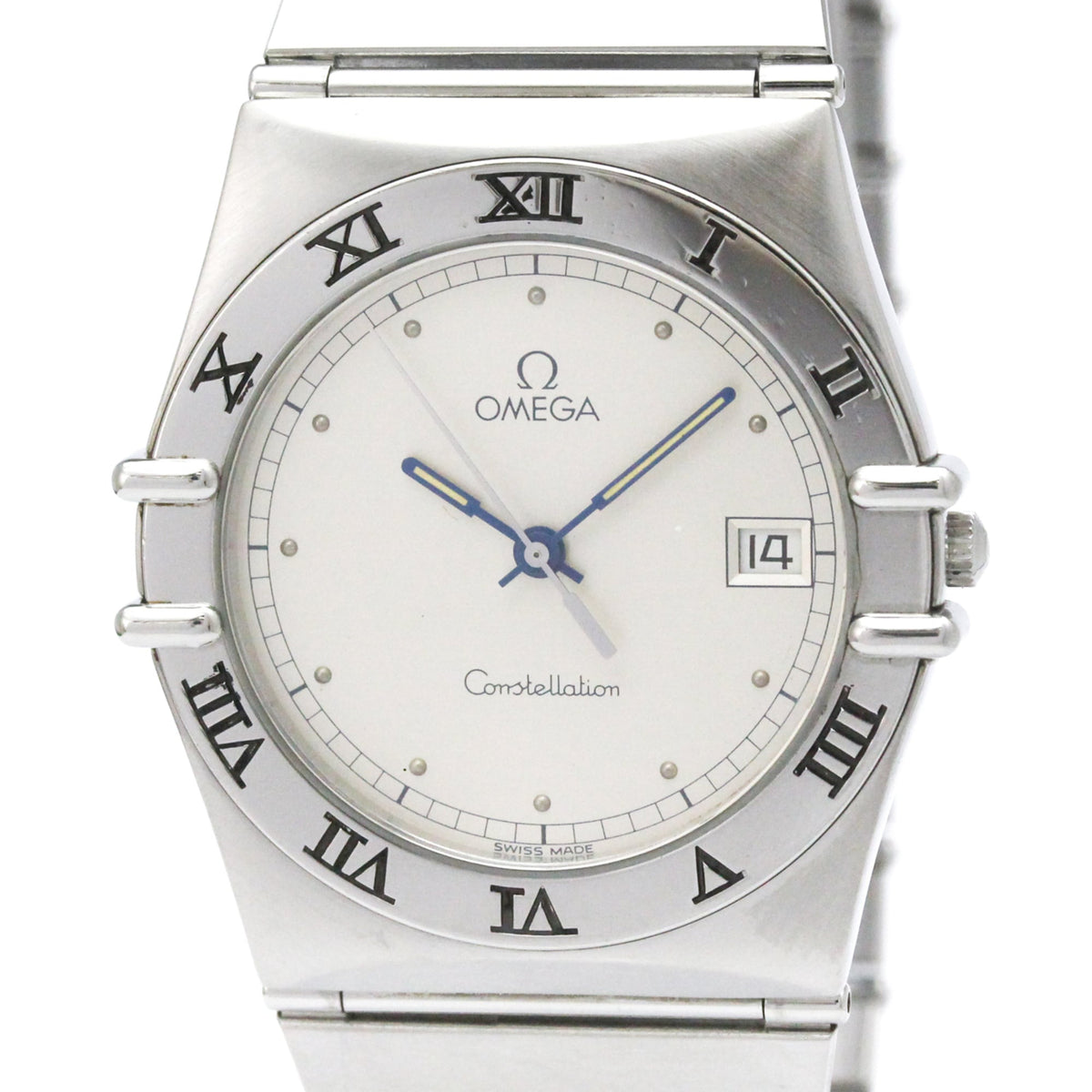 Pre-Owned OMEGA Constellation Stainless Steel Quartz Mens Watch 396.1070