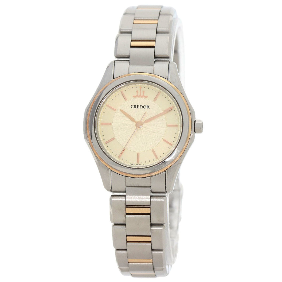 Pre-Owned Seiko 4J81-0AF0 Credor Signo Watch Stainless Steel SS Ladies SEIKO