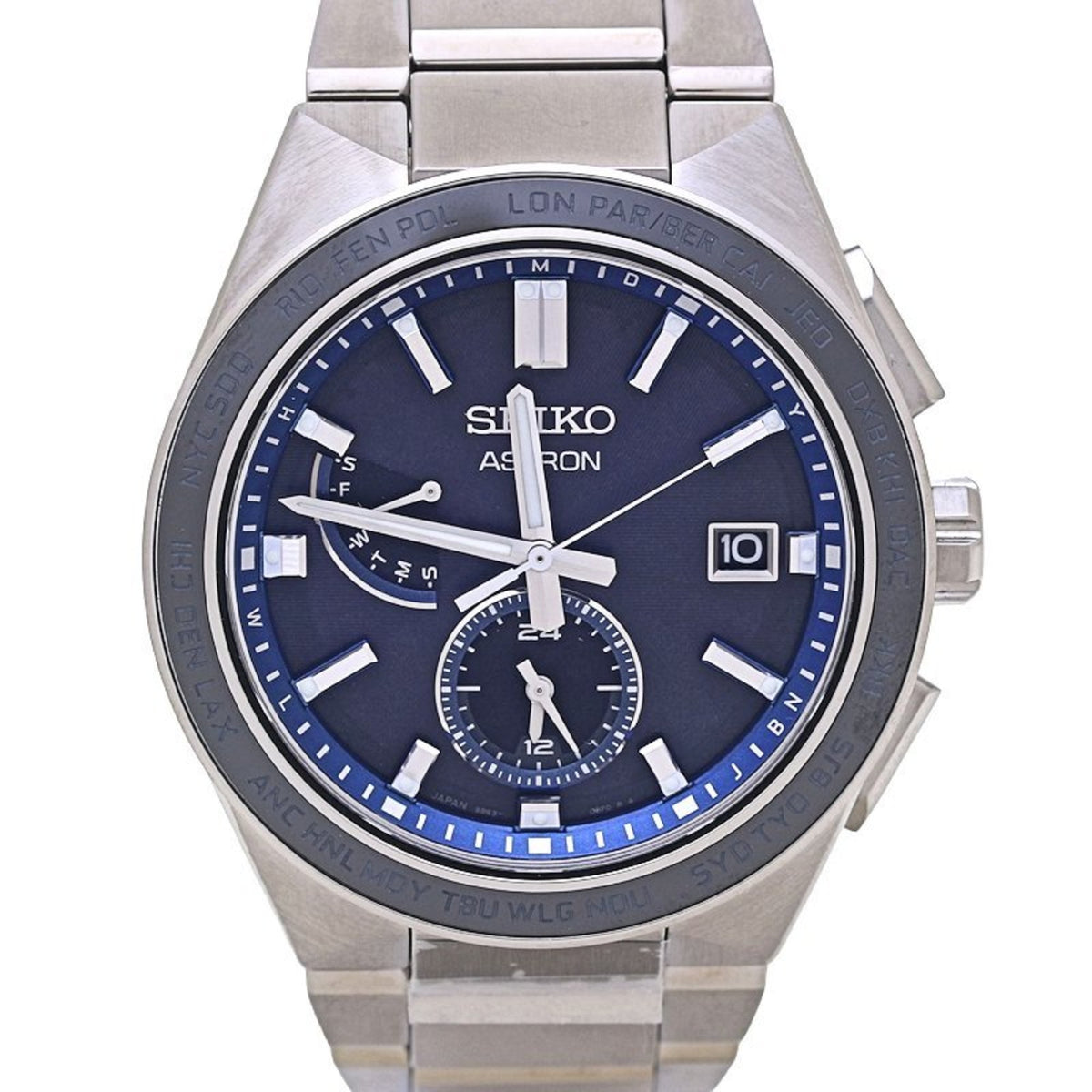 Pre-Owned SEIKO Astron Nexter SBXY051 8B63-0BD0 Titanium Men's Watch 130413